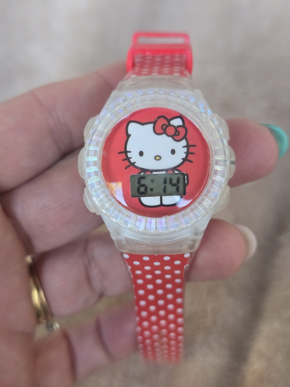Hello Kitty Red Kids LED Digital Watch